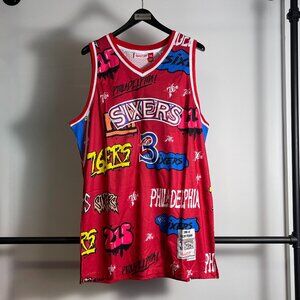 Men's Mitchell & Ness Philadelphia 76ers Iverson Jersey size XL or XXL
